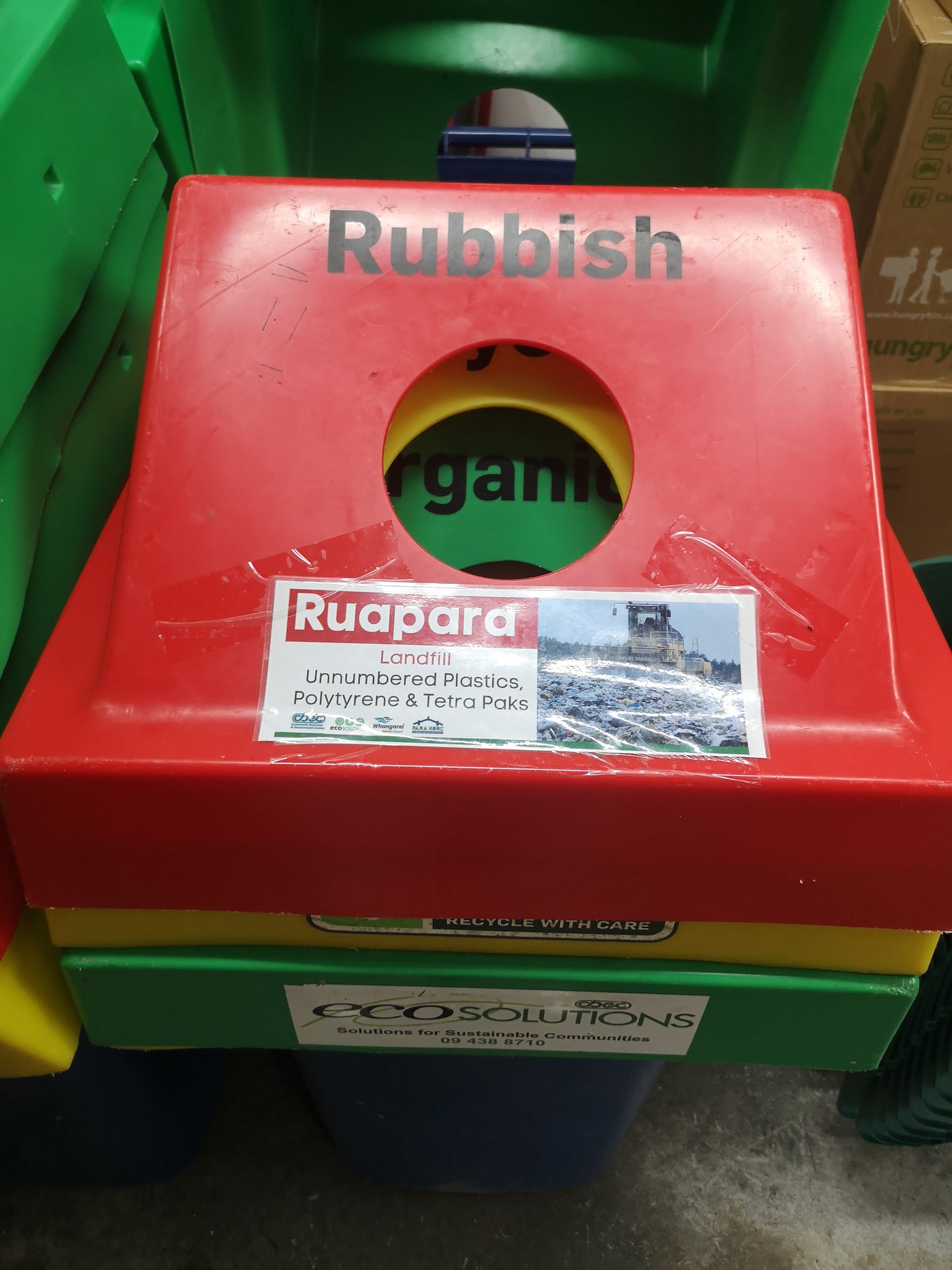 Bin Lids for Events