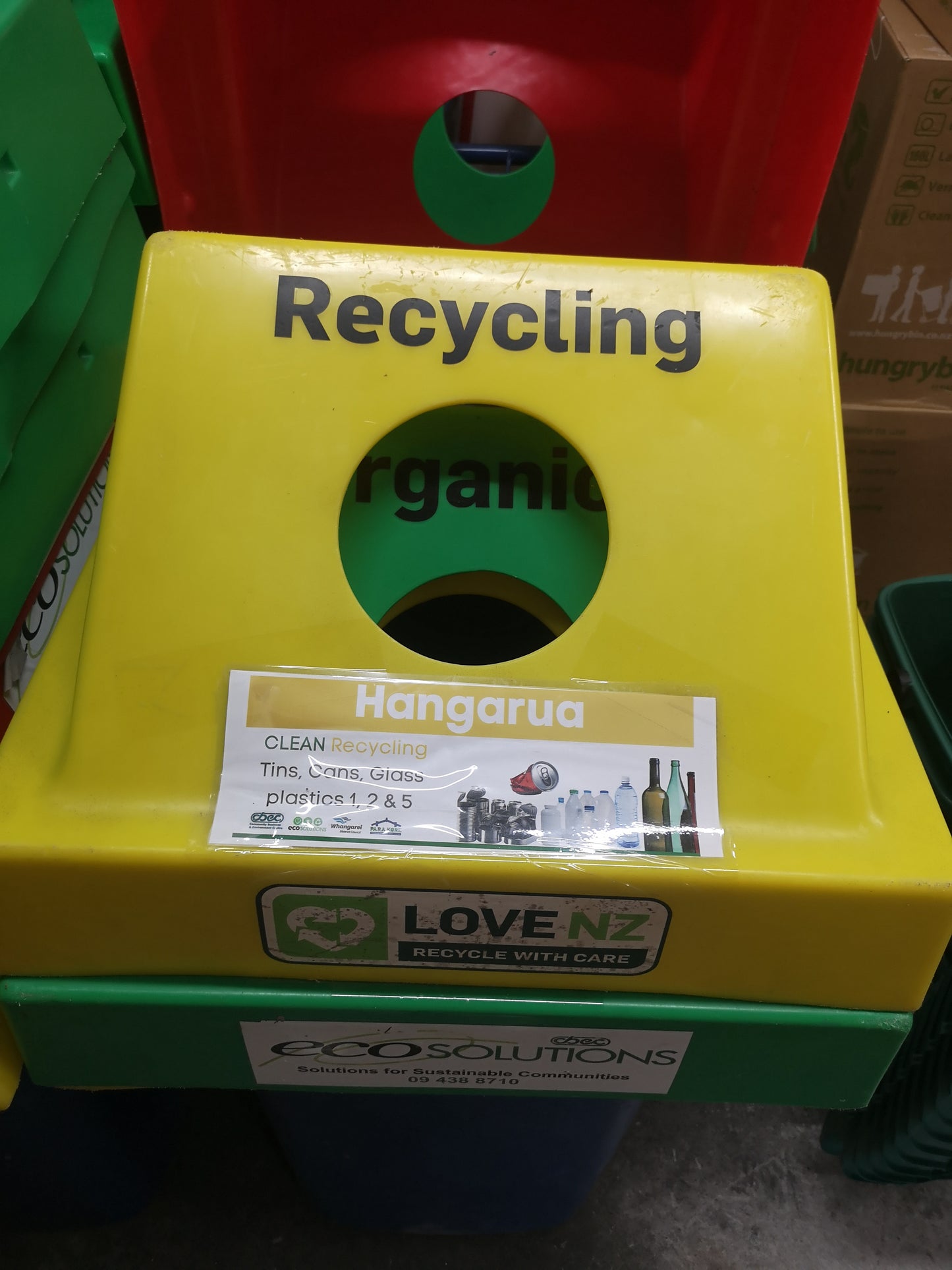 Bin Lids for Events
