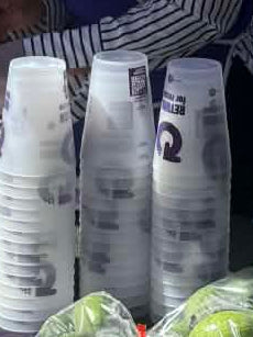 Re-use event cup